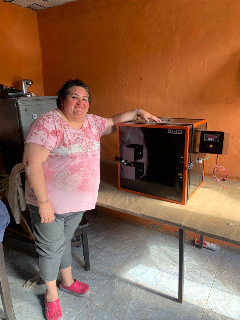 Cliente con su horno HDH