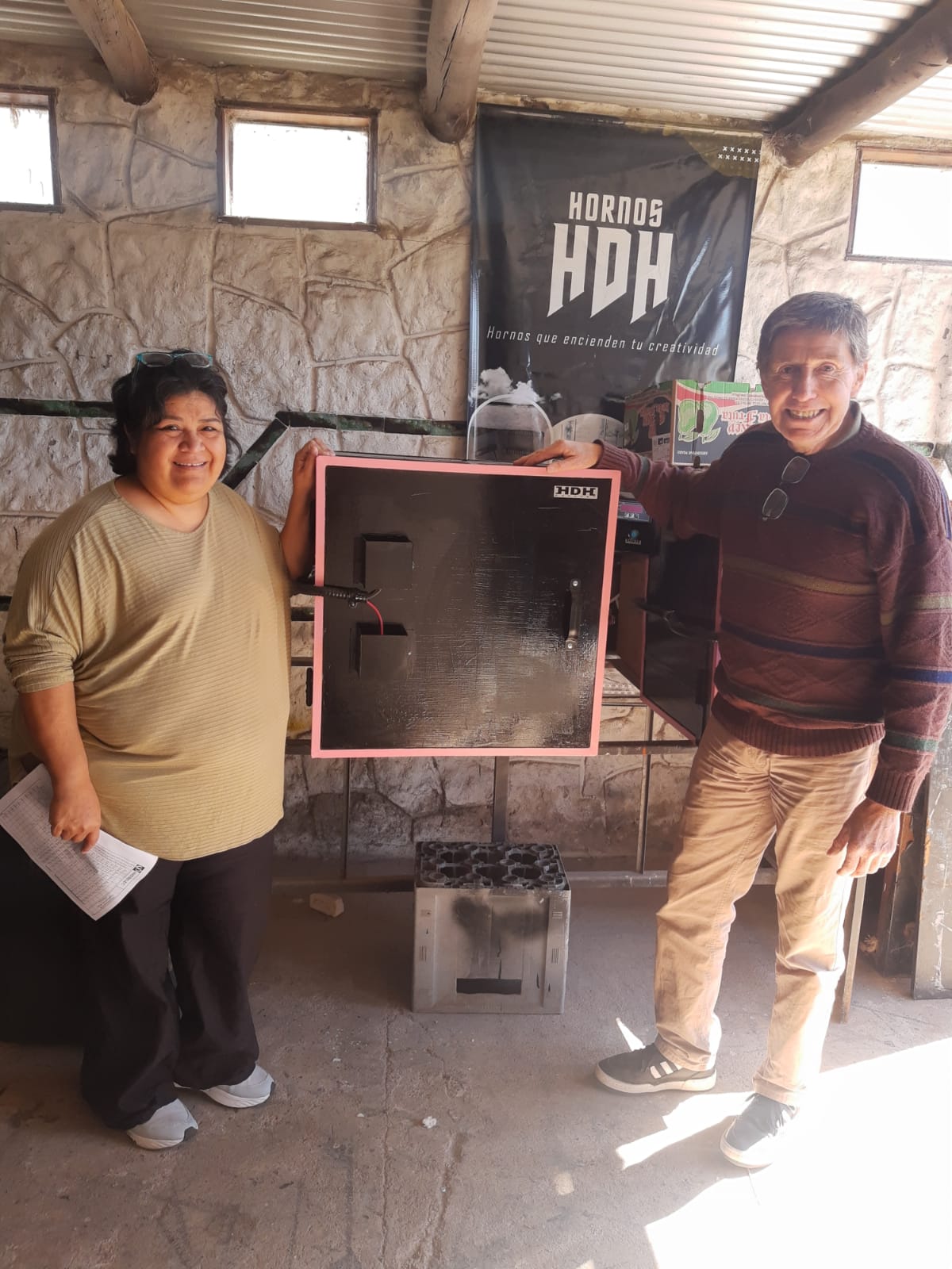 Cliente con su horno HDH